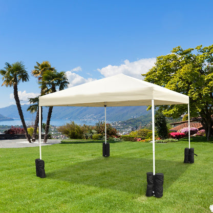 4-Piece Gazebo Weight Sand Bags Leg Weights Marquee Tent Canopy Base