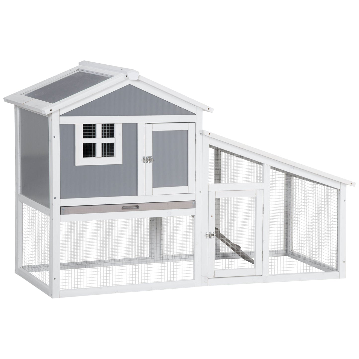 PawHut Wooden Rabbit Hutch