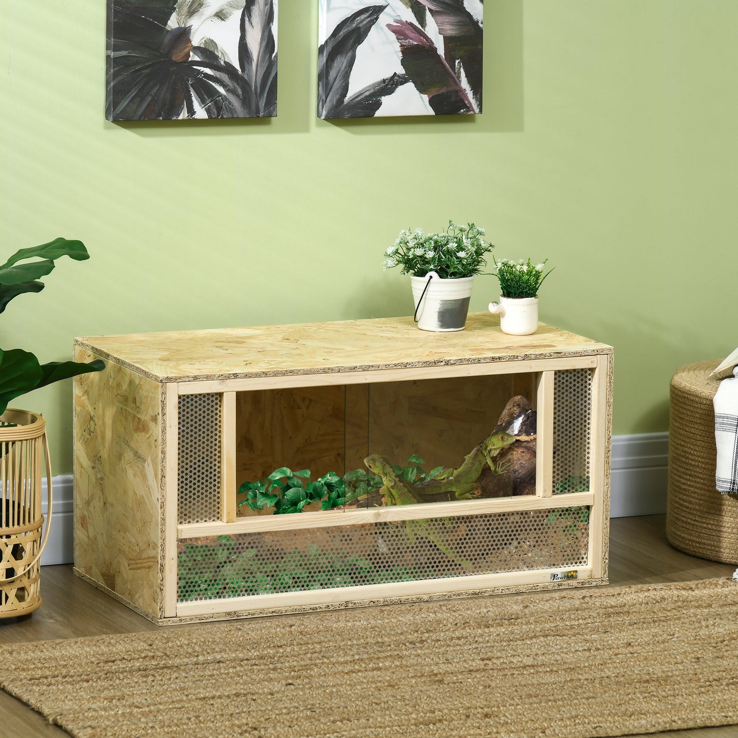 Pawhut Reptile Terrarium Vivarium