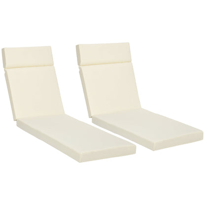 Set of 2 Sun Lounger Cushions