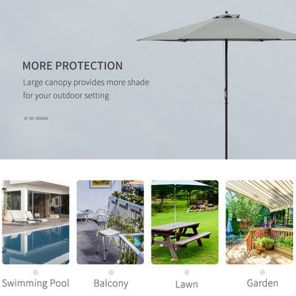 2.8m Garden Parasol Umbrella