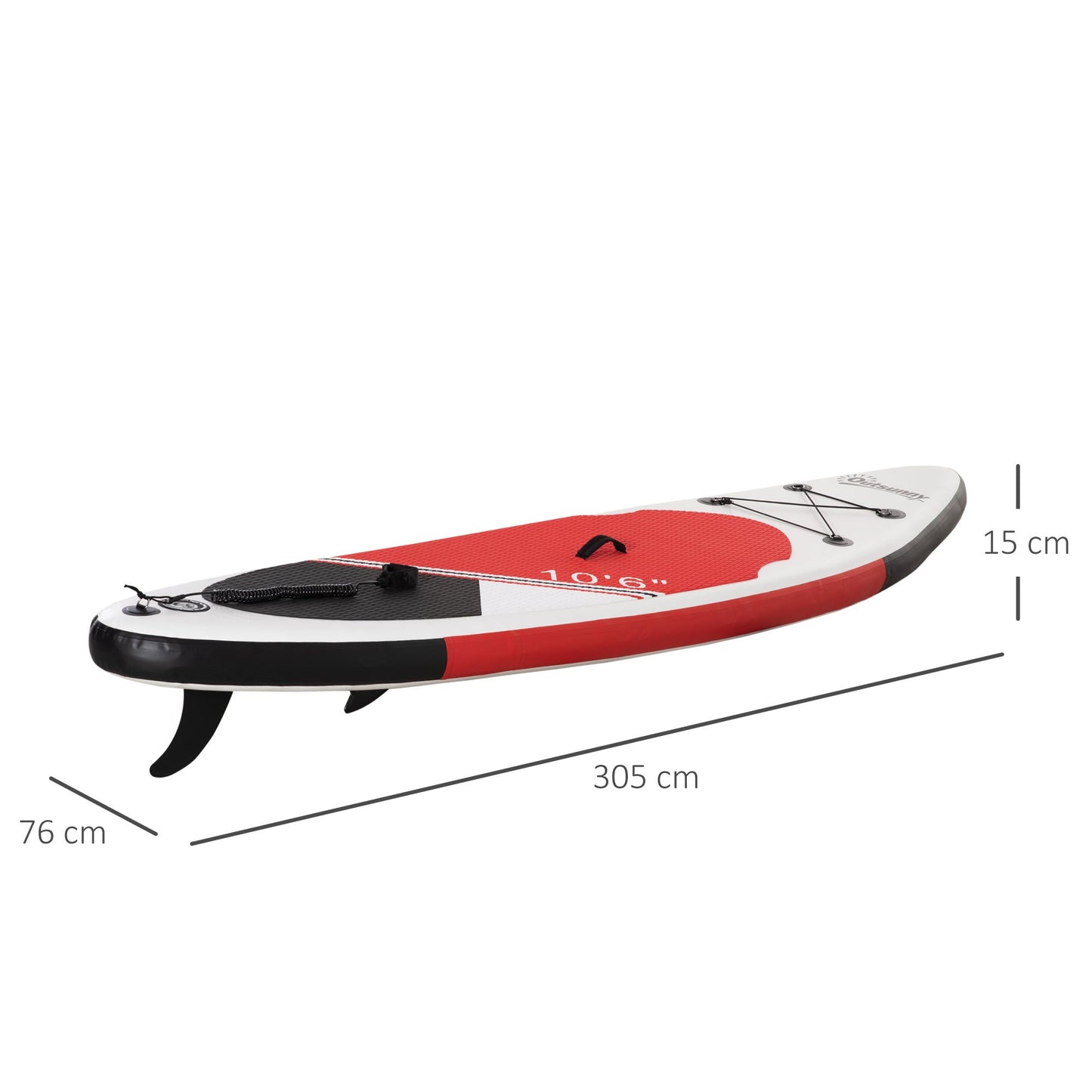 Outsunny Inflatable Stand Up Paddle Board