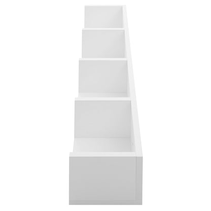 Homcom 95cm Four-Compartment Wall Shelf - White