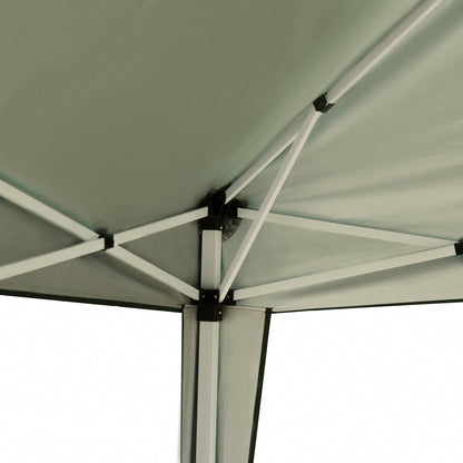 3 x 3 meter Garden Heavy Duty Pop Up Gazebo Marquee Party Tent Folding Wedding Canopy-Green