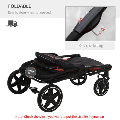 PawHut One-Click Foldable Pet Stroller