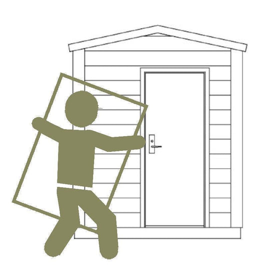 Optional Assembly For Shire Avesbury Log Cabin 7' 4" x 6' 11"