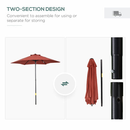 2m Patio Parasols Umbrellas