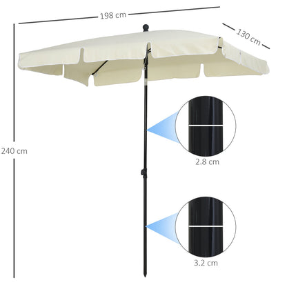 Outsunny Garden Parasol Umbrella