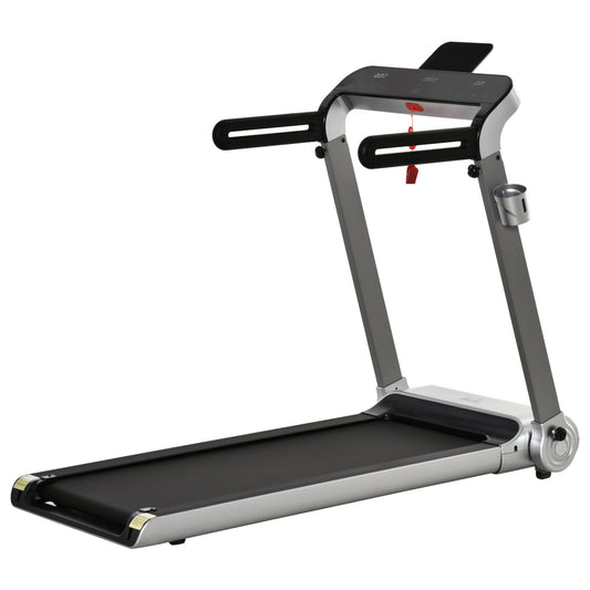 Folding Treadmill Electric Motorised 46cm Mat Running Machine w/ LED Display