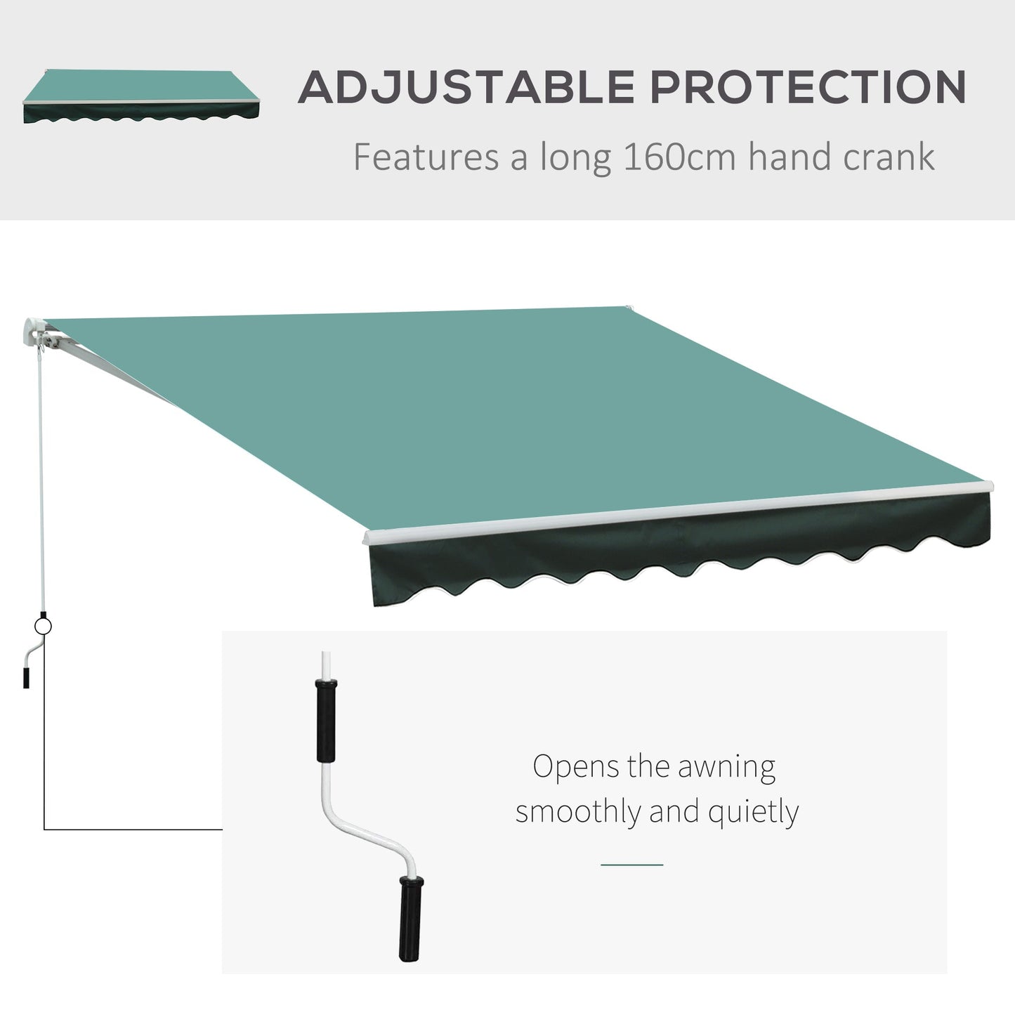 Manual Retractable Awning