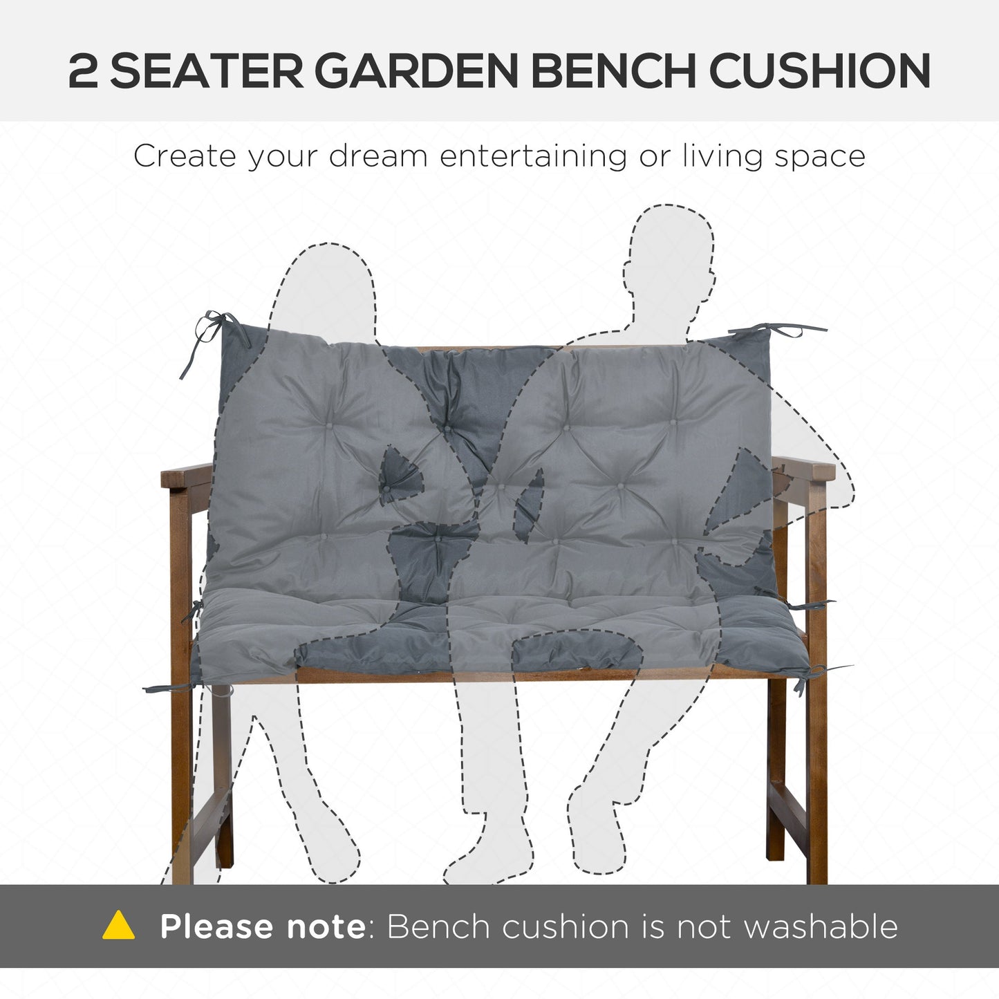 2 Seater Bench Cushion