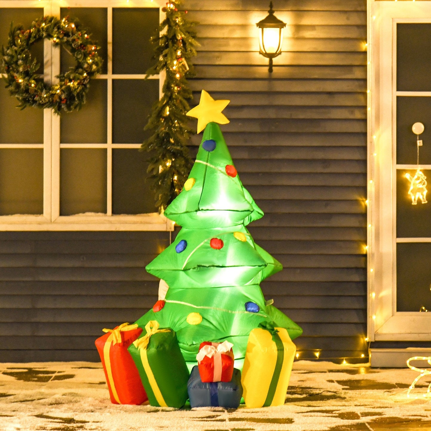 5ft Inflatable Christmas Tree Decoration W/LED lights