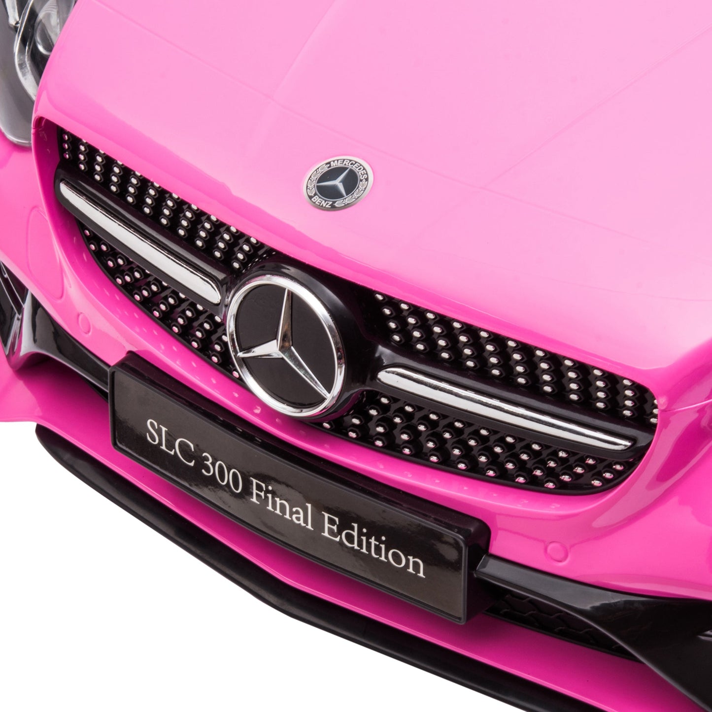 Mercedes Benz SLC 300 Ride On Electric Car With Parent Remote 3 To 6 Years Pink by Aiyaplay