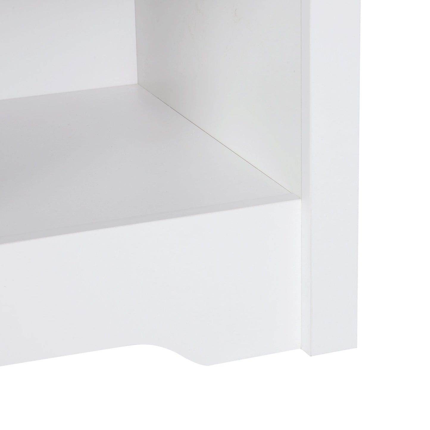 Homcom 53Wx42.5Dx59H cm Bedside Table-White