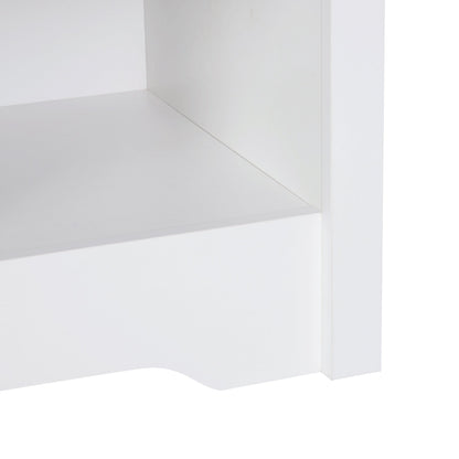 Homcom 53Wx42.5Dx59H cm Bedside Table-White