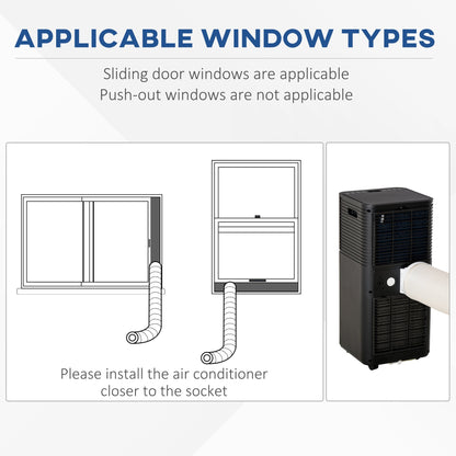 A Rated 9,000 BTU 4-In-1 Portable Dehumindifier With Remote & 24 Hour Timer