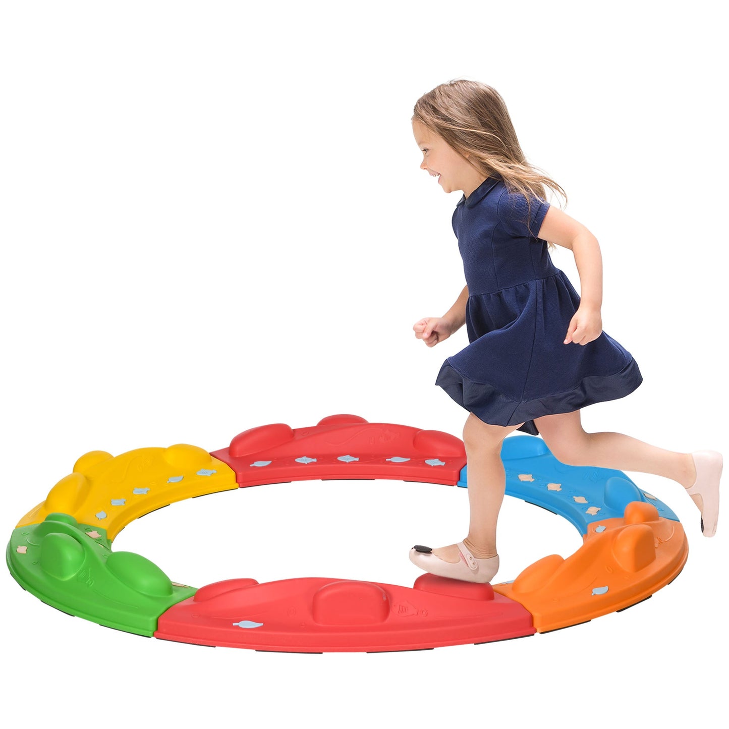 84cm Balance Beam 3 To 8 Years Multicoloured by Zonekiz