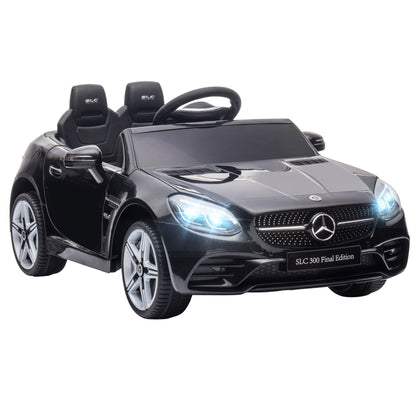 Mercedes Benz SLC 300 Ride On Electric Car With Parent Remote 3 To 6 Years Black by Aiyaplay