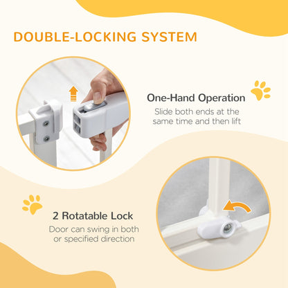 PawHut Pressure Fit Safety Gate