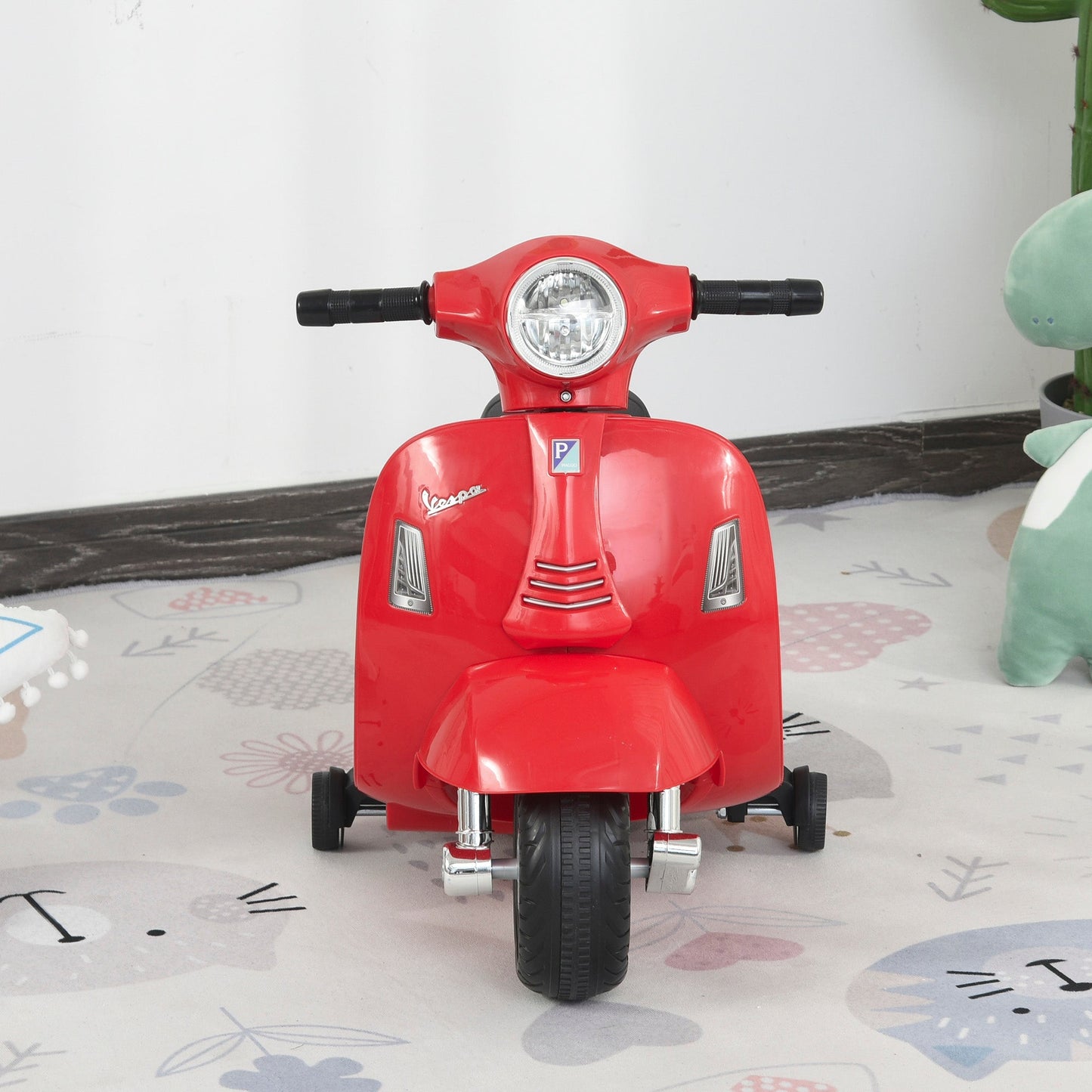 Vespa Licensed Kids Ride On Motorcycle 6V Battery Powered Electric Toys