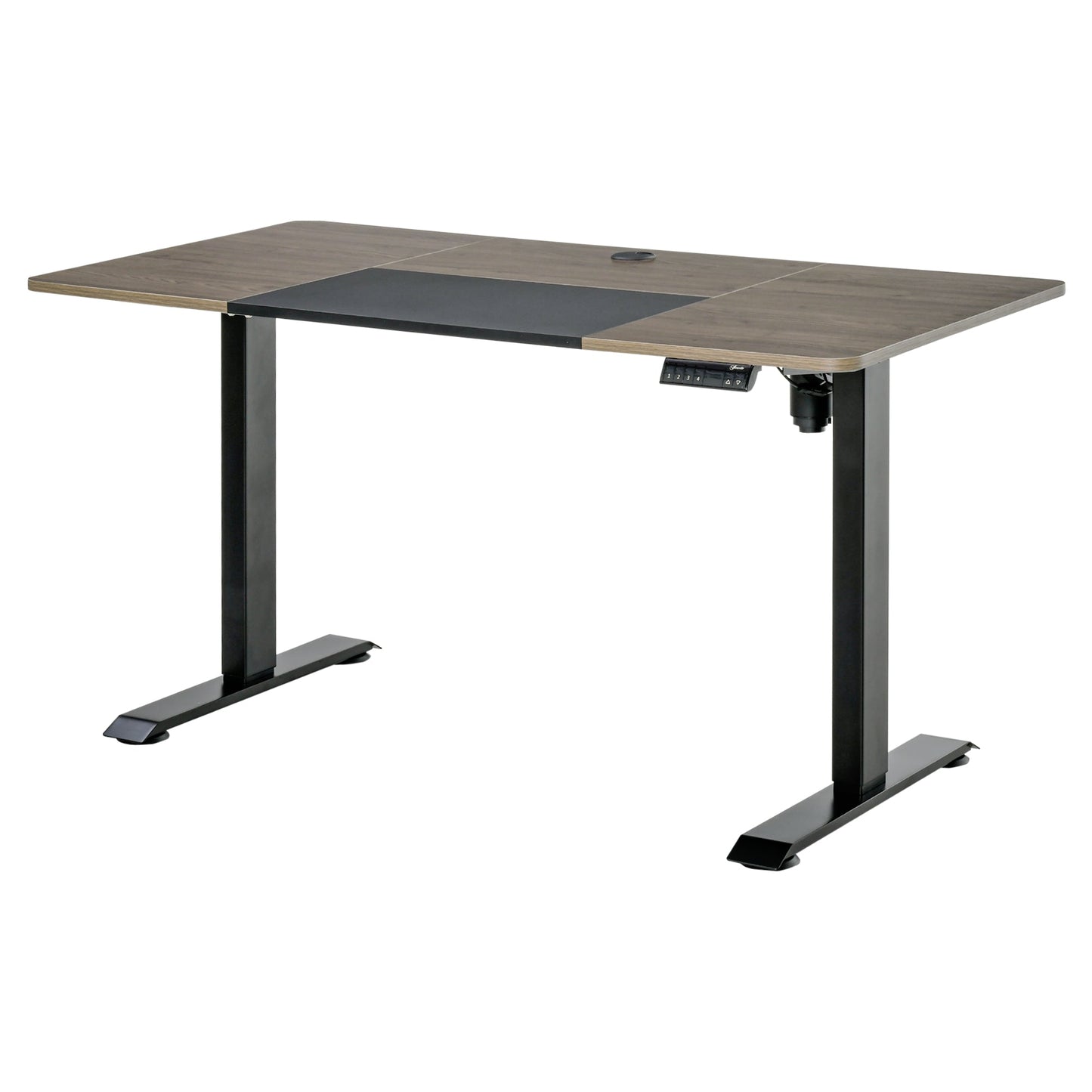 Vinsetto Height Adjustable Electric Standing Desk Stand Up Desk for Home Office Black