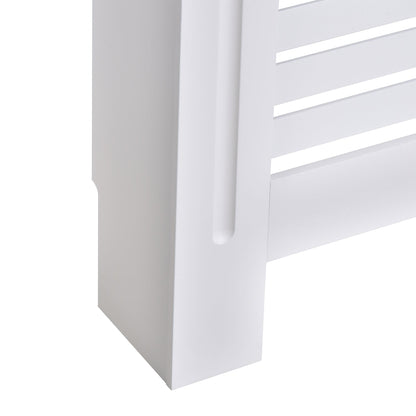 Homcom 152Lx19Wx81H cm Medium-density fibreboard Radiator Cover-White