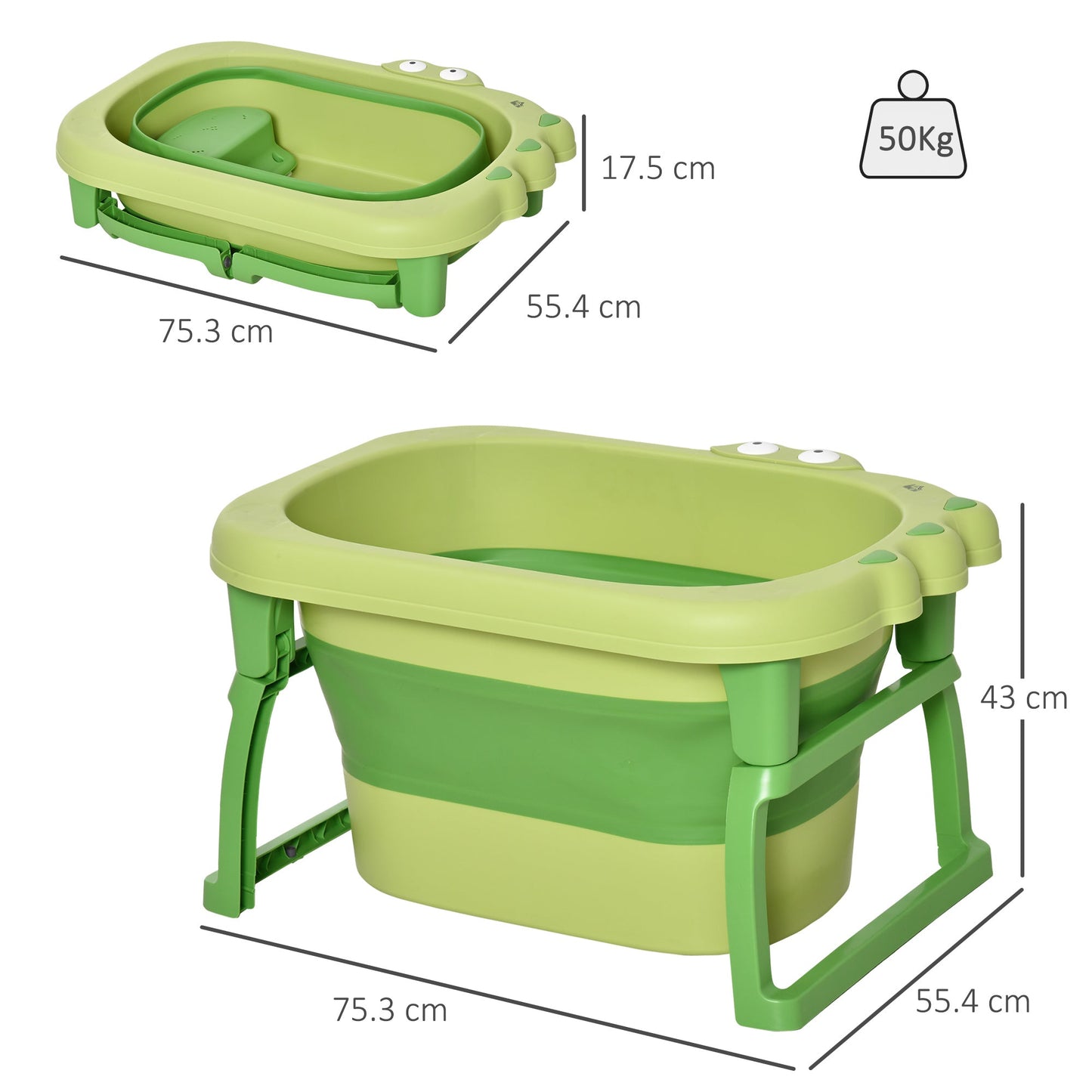 Foldable Baby Bathtub