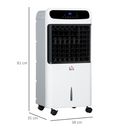 12L Multifunction Three Speed Air Cooler With Remote Control White