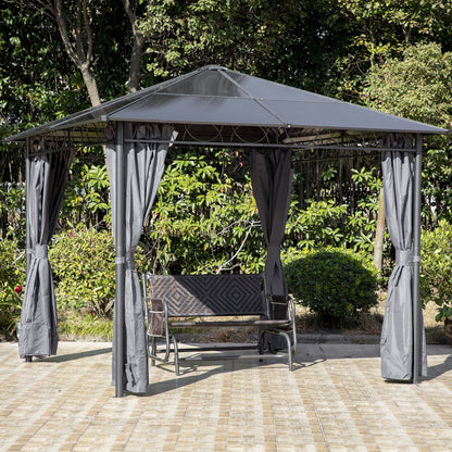 3 x 3M Hardtop Gazebo with UV Resistant Polycarbonate Roof