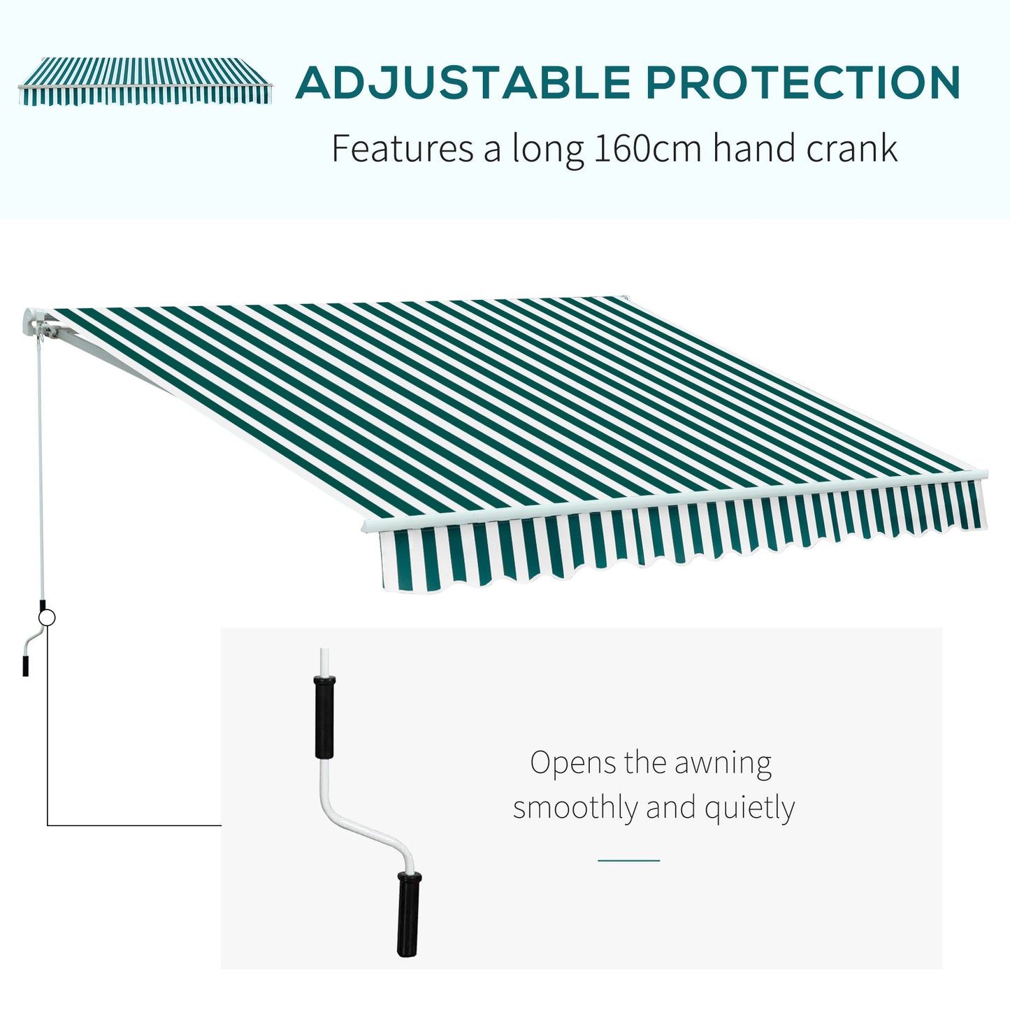 Manual Retractable Awning