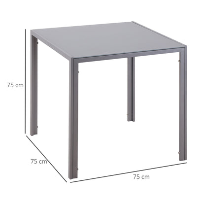 Modern Square Dining Table for 2-4 People