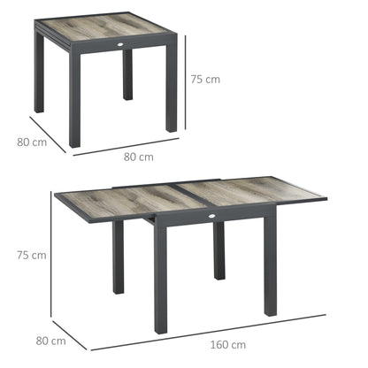 Extending Garden Table