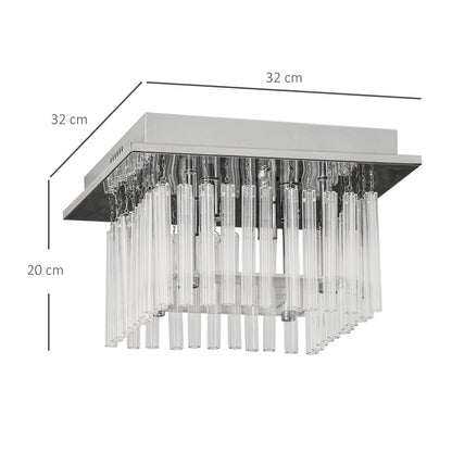 Modern Raindrop K9 Crystal Chandelier