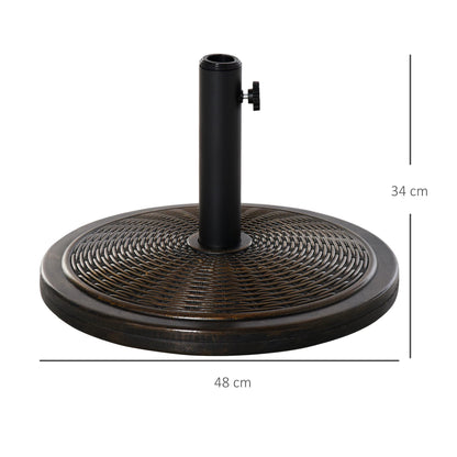 Offset Patio Umbrella Cement Base Stand Cantilever Parasol Holder Weight