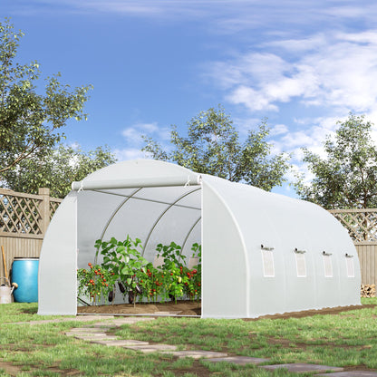 6 x 3 x 2 m Polytunnel Greenhouse