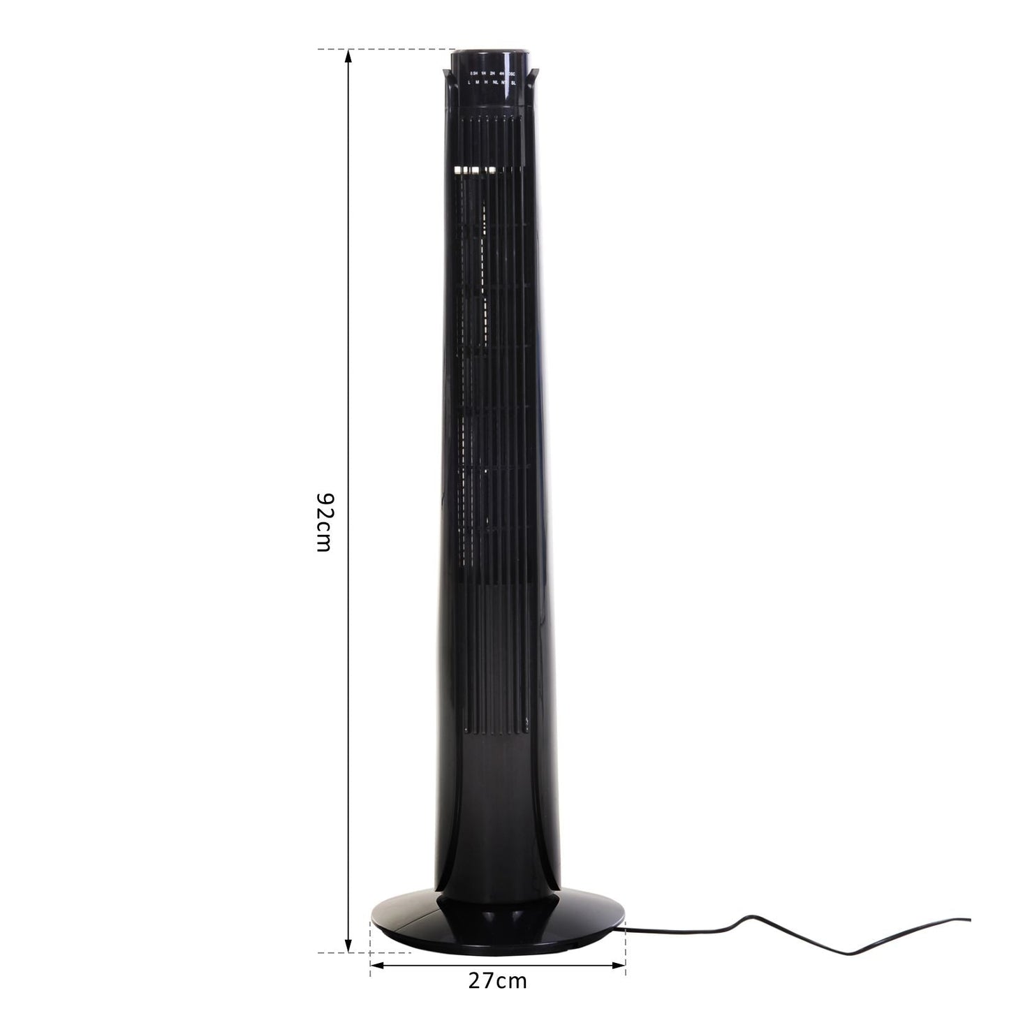 36" Oscillating Tower Fan with Remote Control