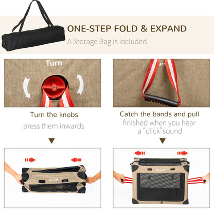 PawHut One-step Folding Cat Carrier