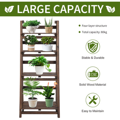 4-Tier Foldable Plant Stand