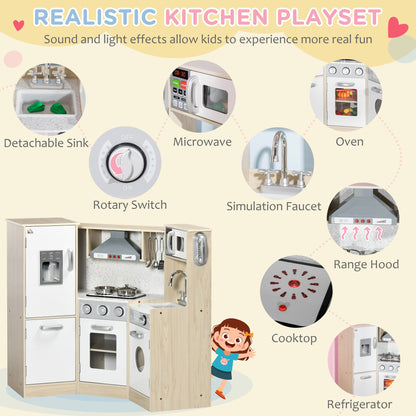 Toy Kitchen for Kids with Role Play Accessories