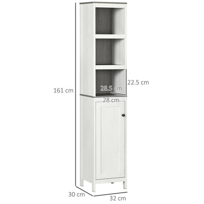 kleankin Tall Bathroom Storage Cabinet