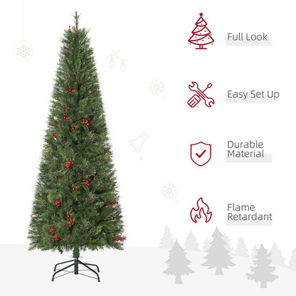 6ft Christmas Tree Artificial - 530 Tips