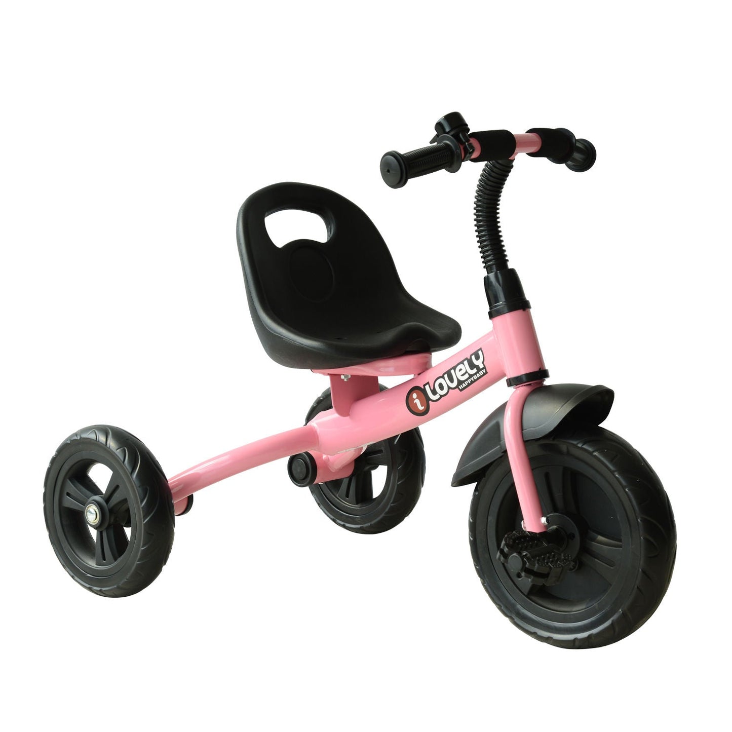 Toddler Three Wheel Plastic Tricycle Bike Pink