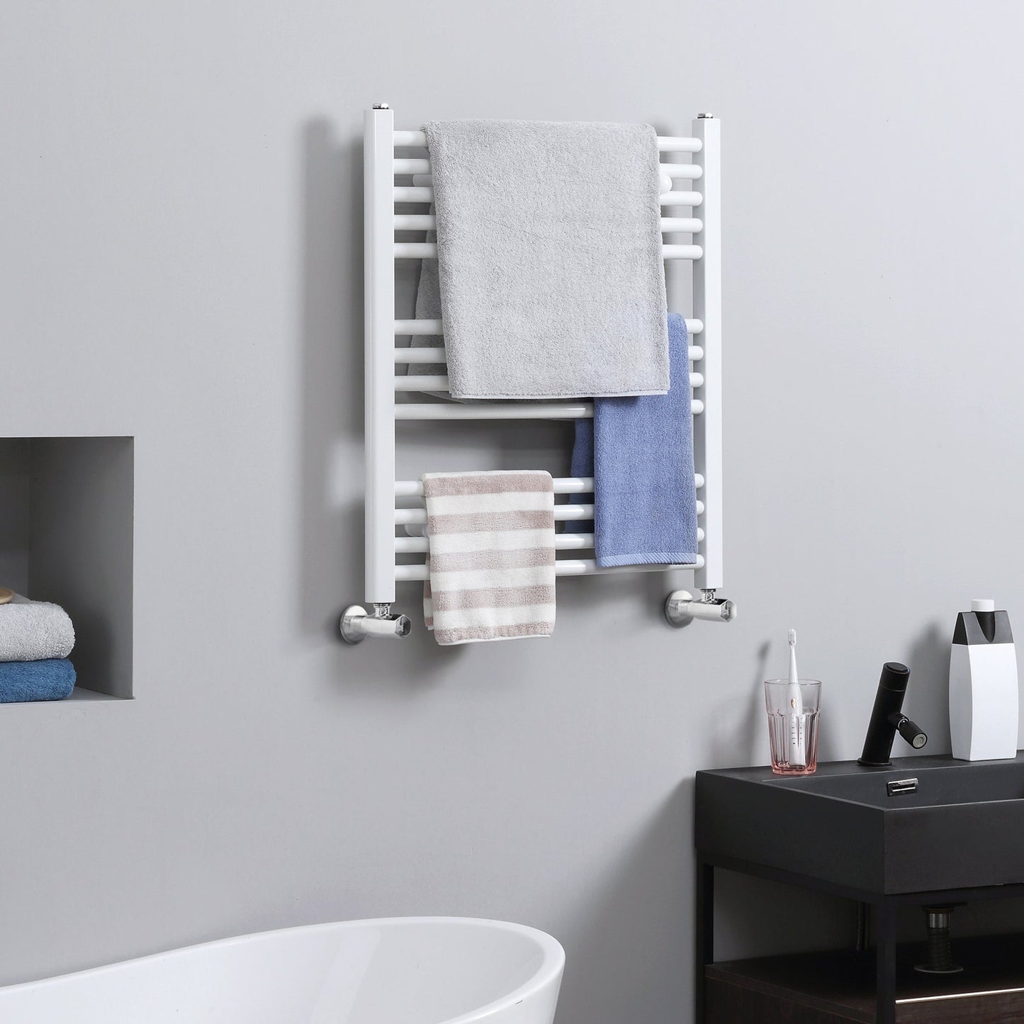 Curved Heated Towel Rail