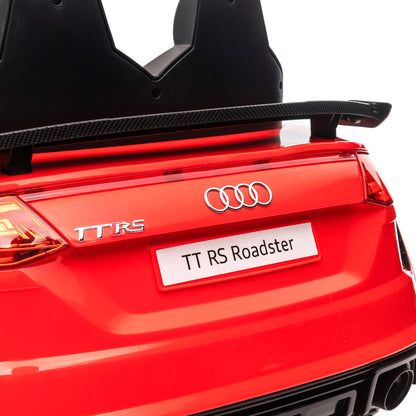 Kids Licensed Audi TT Ride-On Car 12V Battery w/ Remote Suspension Headlights and MP3 Player 2.5-5km/h Red