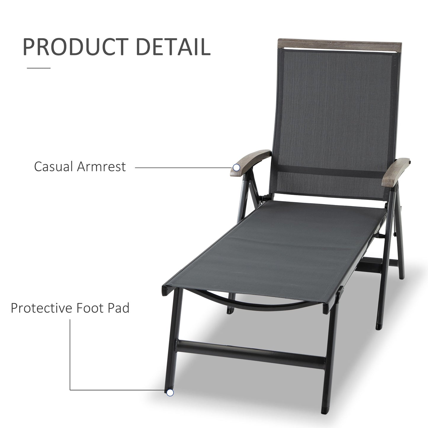 Outdoor Folding Sun Lounger