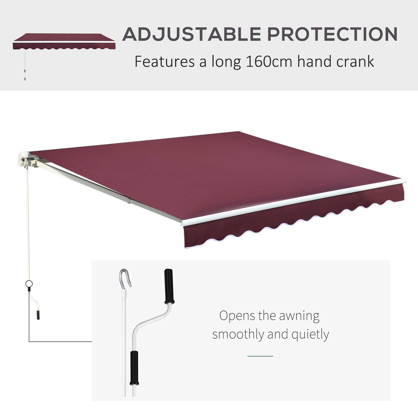 Manual Retractable Awning