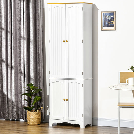 Freestanding 4-Door Kitchen Cupboard