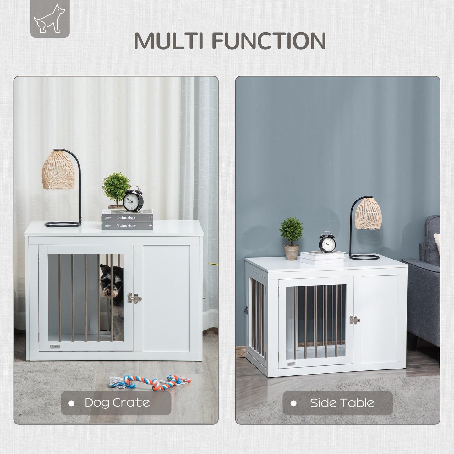 PawHut Furniture Style Dog Crate