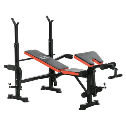 Steel Multi-Function Adjustable Weight Training Bench Gym Fitness Lifting Bench