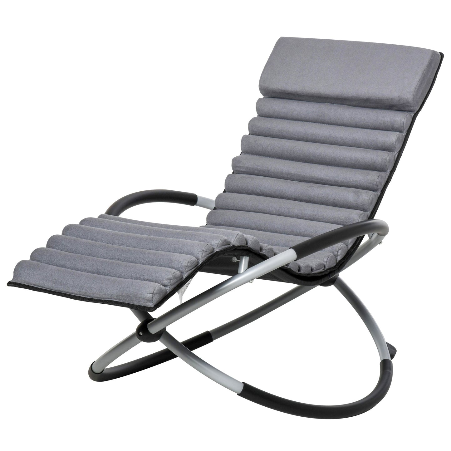 Zero Gravity Chair Orbital Rocking Chair with Design Anti-drop for Indoor & Outdoor 145x74x86cm